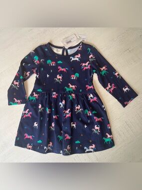 Jumping Meters Toddler Girl Horse Course Dress